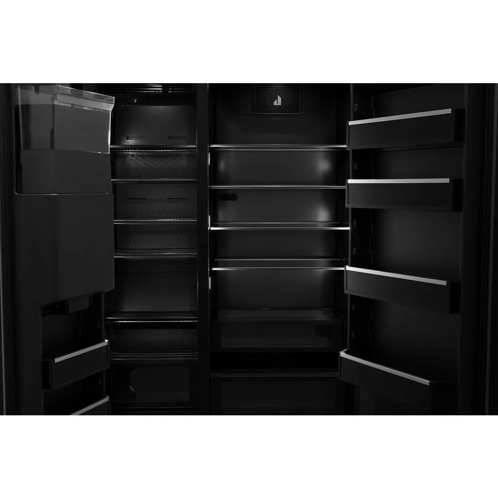 Jennair JBSS42E22L Rise&#8482; 42" Built-In Side-By-Side Refrigerator With External Ice And Water Dispenser