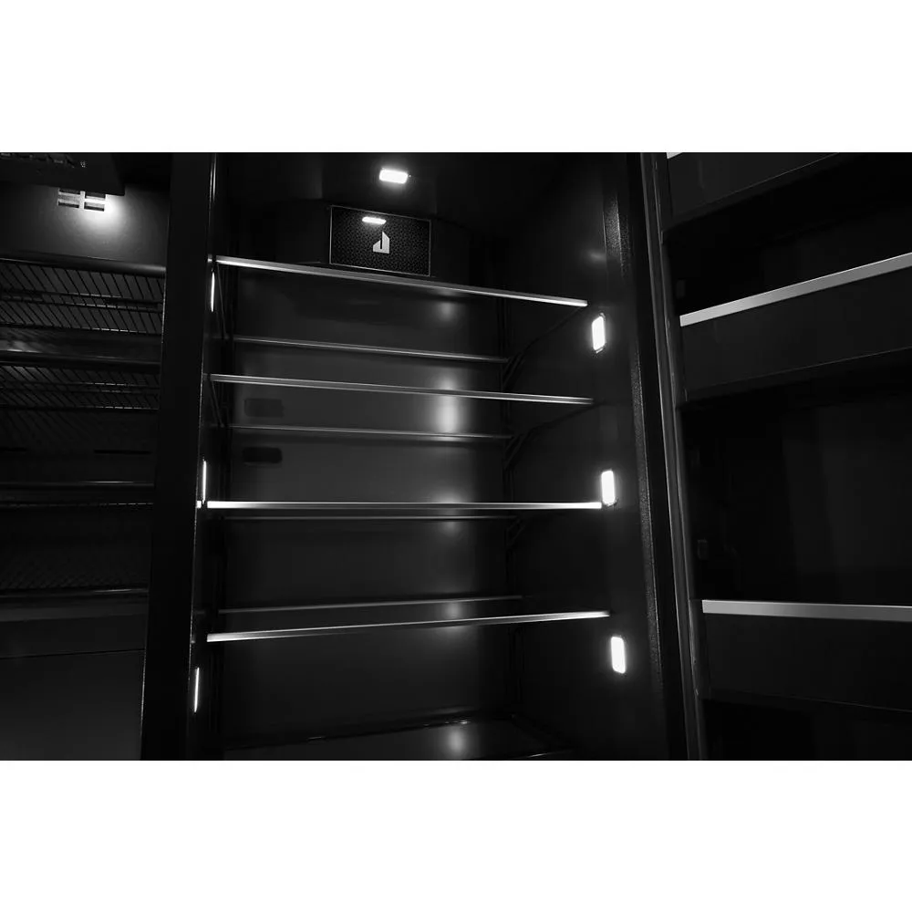 Jennair JBSS42E22L Rise&#8482; 42" Built-In Side-By-Side Refrigerator With External Ice And Water Dispenser