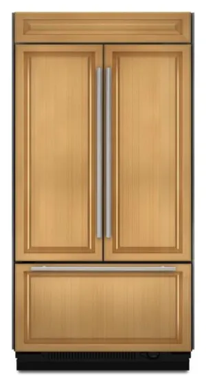 Jennair JF42CXFXDB 42" Overlay Built-In French Door Bottom Mount Refrigerator