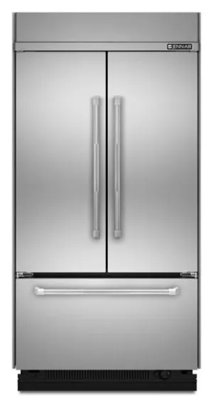 Jennair JF42PPFXDB 42" Pro-Style Built-In French Door Bottom Mount Refrigerator