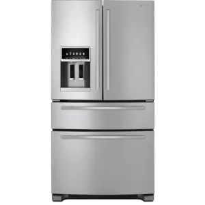 Jennair JFX2597AEM Standard-Depth French Door Refrigerator With External Dispenser, 69"(H)