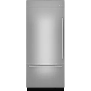 Jennair JPK36BNXWSS Integrated Built-In Bottom-Freezer Refrigerator, 36"
