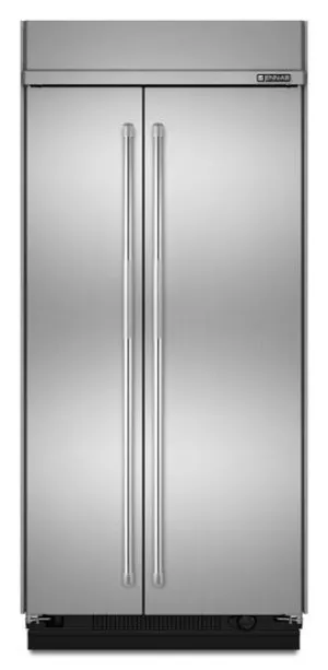 Jennair JS42PPFXDB 42" Pro-Style Built-In Side-By-Side Non-Dispenser Refrigerator