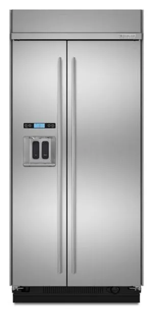 Jennair JS42SEDUDB 42" Euro-Style Built-In Side-By-Side Refrigerator With Dispenser