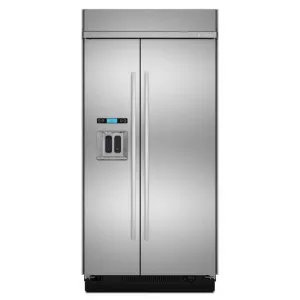 Jennair JS42SEDUDW Jenn-Air Built-In Side-By-Side Refrigerator With Water Dispenser, 42" - Stainless Steel