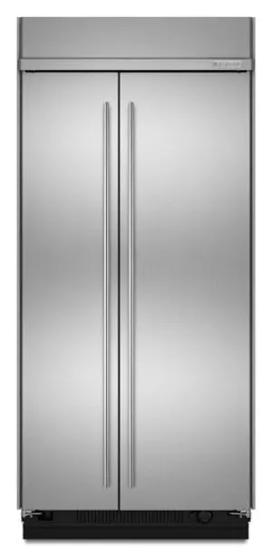 Jennair JS42SEFXDB 42" Euro-Style Built-In Side-By-Side Non-Dispenser Refrigerator