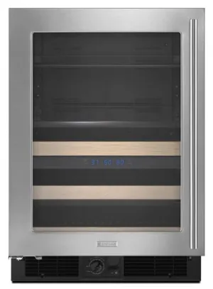 Jennair JUB248LBRS 24" Under Counter Beverage Center