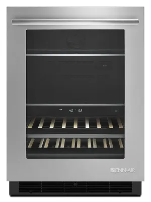 Jennair JUB24FRERS Euro-Style 24" Under Counter Beverage Center Stainless Steel