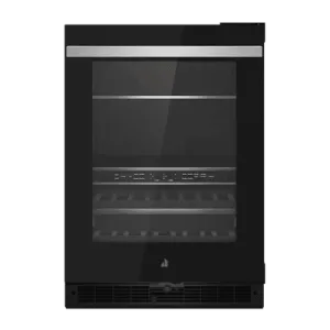 Jennair JUBFR242HM Noir 24" Built-In Undercounter Beverage Center, Right Swing