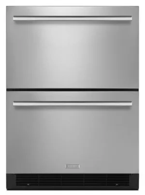 Jennair JUD248RCRS 24" Euro-Style Double Refrigerator Drawers