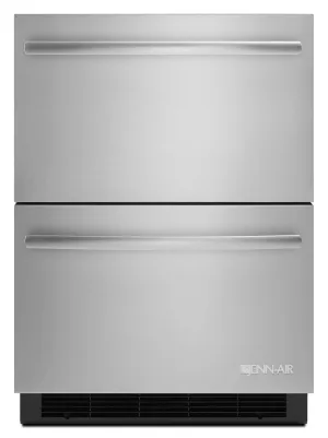 Jennair JUD24FRERS Euro-Style 24" Double-Refrigerator Drawers Stainless Steel
