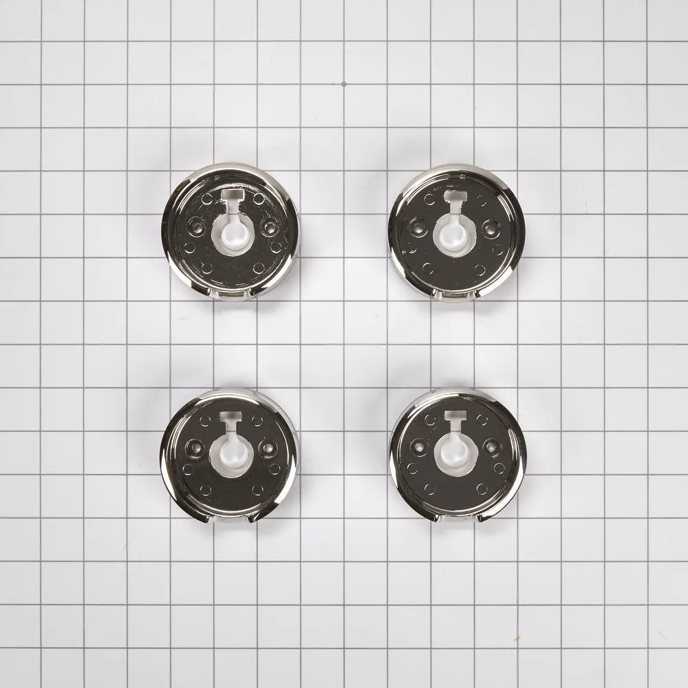 Jennair W11323062 Range Chrome Knob Bezel, Surface/Grille