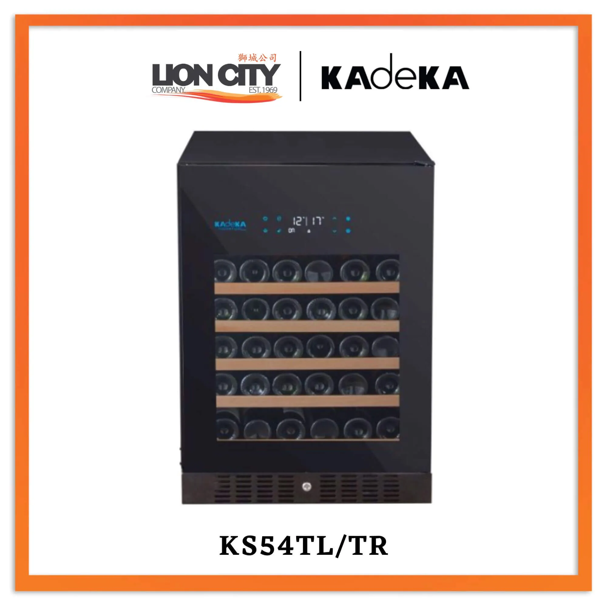 Kadeka KS54TL/TR 54 Bottles Signature Wine Chiller
