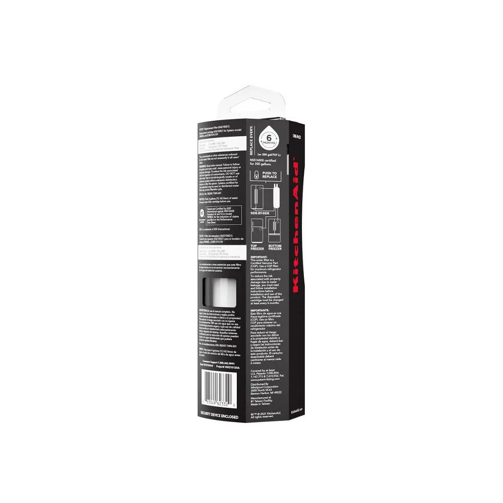 Kitchenaid KAD1RXD1 Kitchenaid Refrigerator Water Filter 1 - Kad1Rxd1 (Pack Of 1)