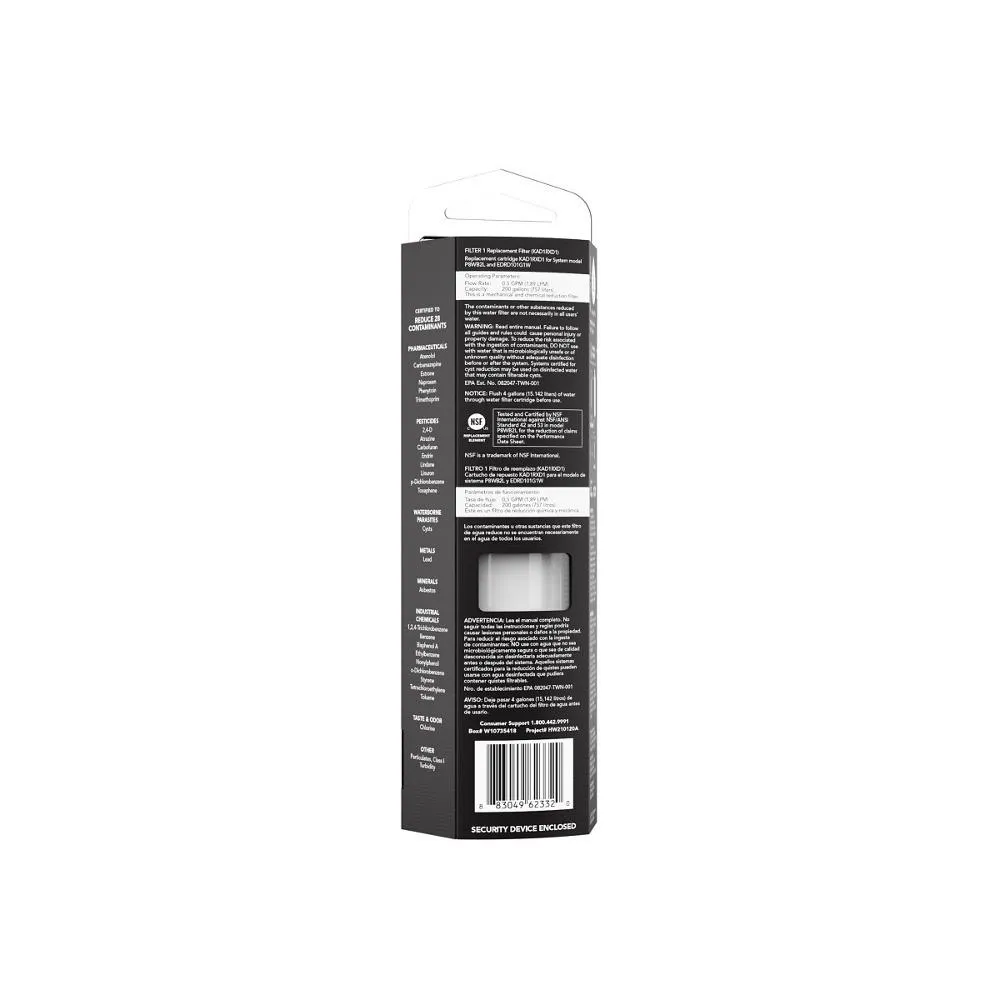 Kitchenaid KAD1RXD1 Kitchenaid Refrigerator Water Filter 1 - Kad1Rxd1 (Pack Of 1)