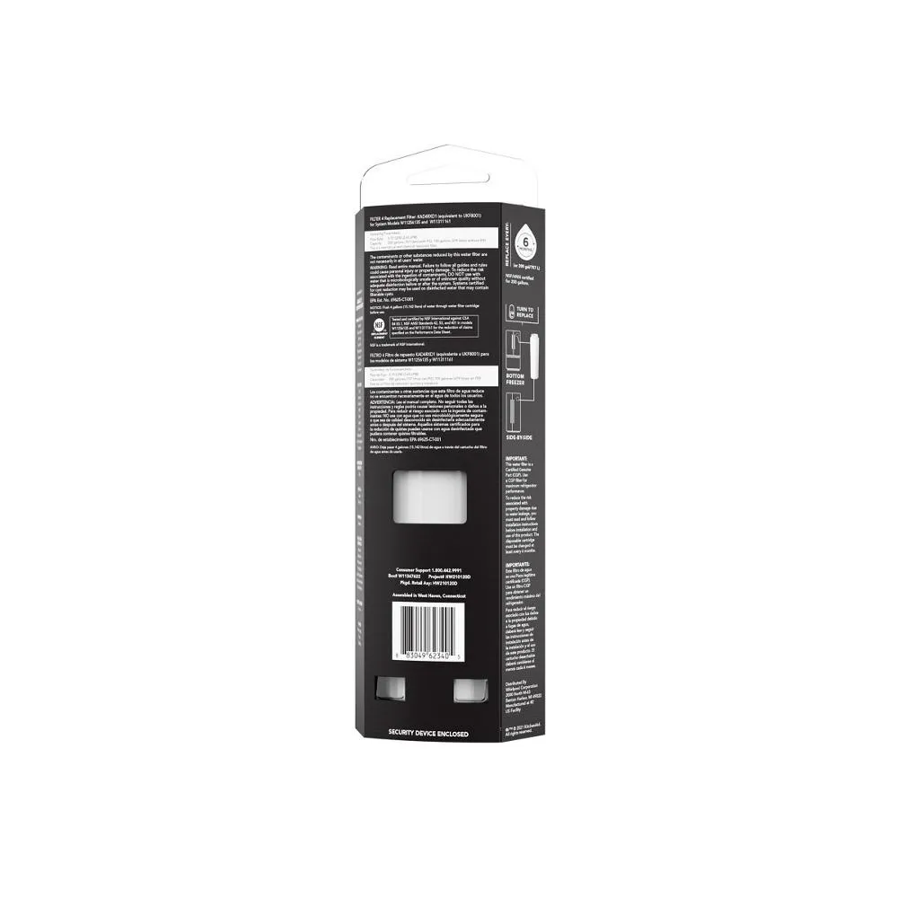 Kitchenaid KAD4RXD1 Kitchenaid Refrigerator Water Filter 4 - Kad4Rxd1 (Pack Of 1)