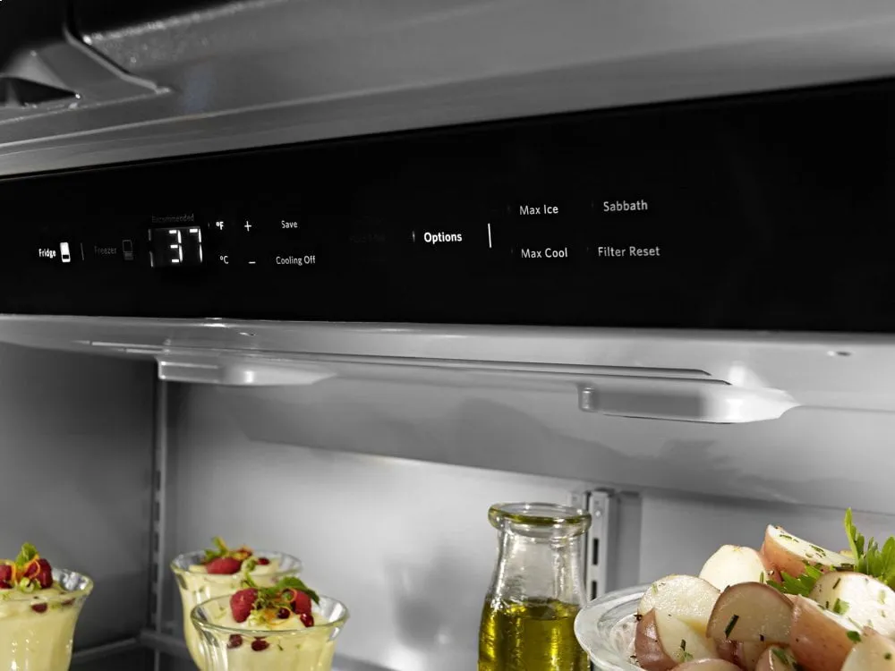 Kitchenaid KBFN502ESS 24.2 Cu. Ft. 42" Width Built-In Stainless French Door Refrigerator With Platinum Interior Design - Stainless Steel