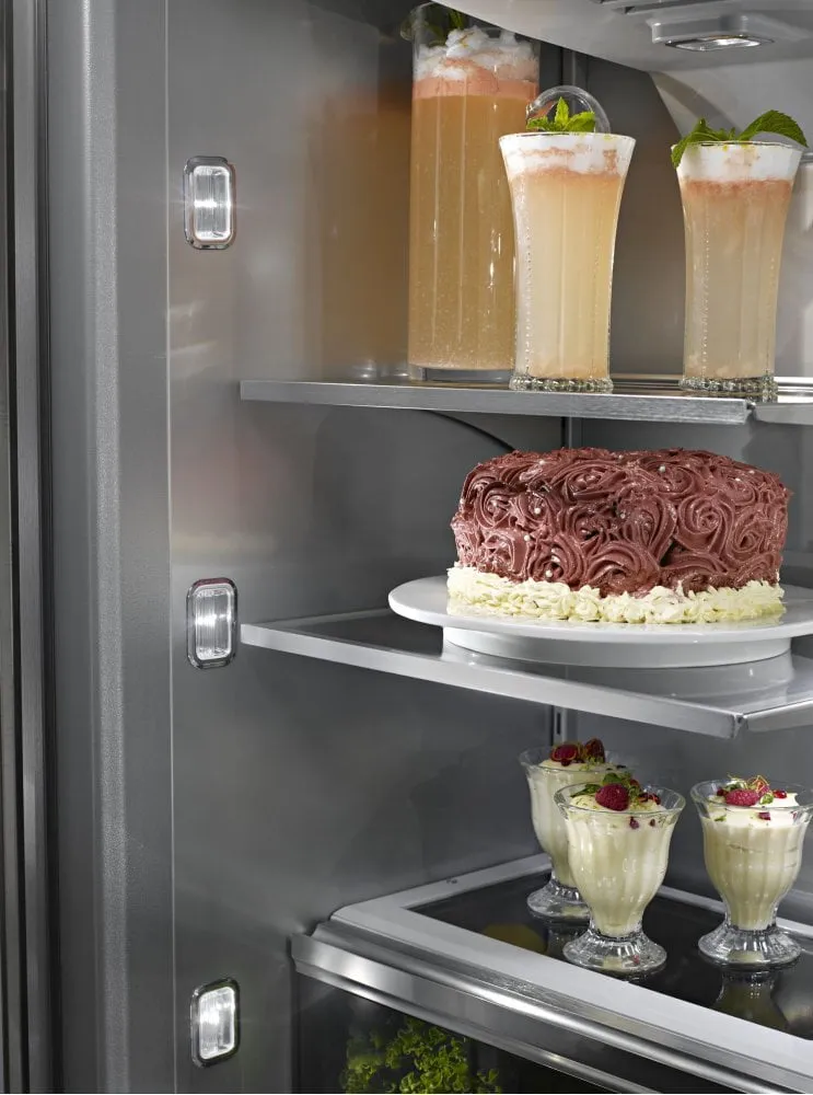 Kitchenaid KBFN502ESS 24.2 Cu. Ft. 42" Width Built-In Stainless French Door Refrigerator With Platinum Interior Design - Stainless Steel