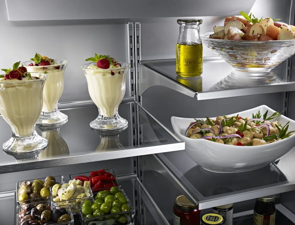 Kitchenaid KBFN502ESS 24.2 Cu. Ft. 42" Width Built-In Stainless French Door Refrigerator With Platinum Interior Design - Stainless Steel