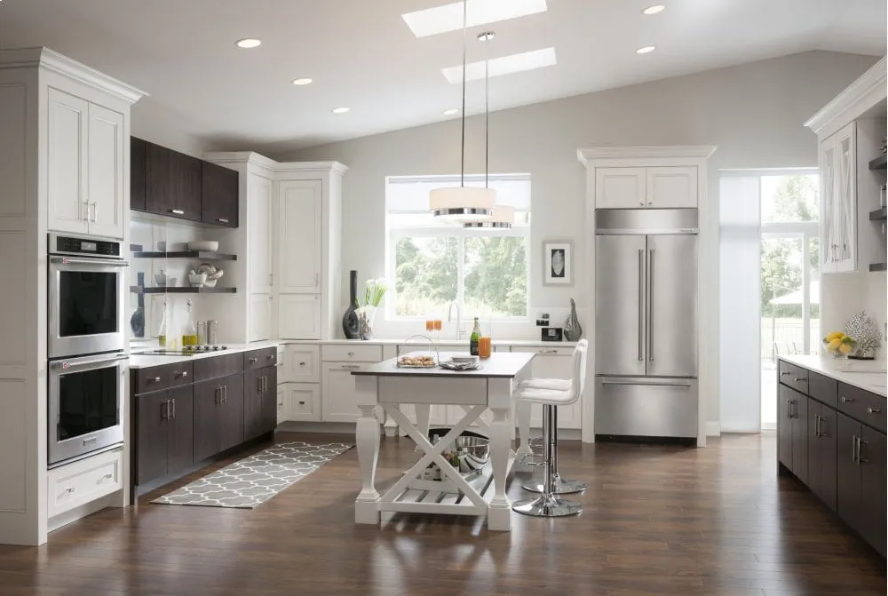 Kitchenaid KBFN506ESS 20.8 Cu. Ft. 36" Width Built In Stainless Steel French Door Refrigerator With Platinum Interior Design