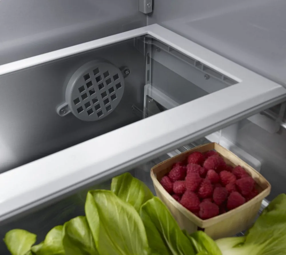 Kitchenaid KBFN506ESS 20.8 Cu. Ft. 36" Width Built In Stainless Steel French Door Refrigerator With Platinum Interior Design