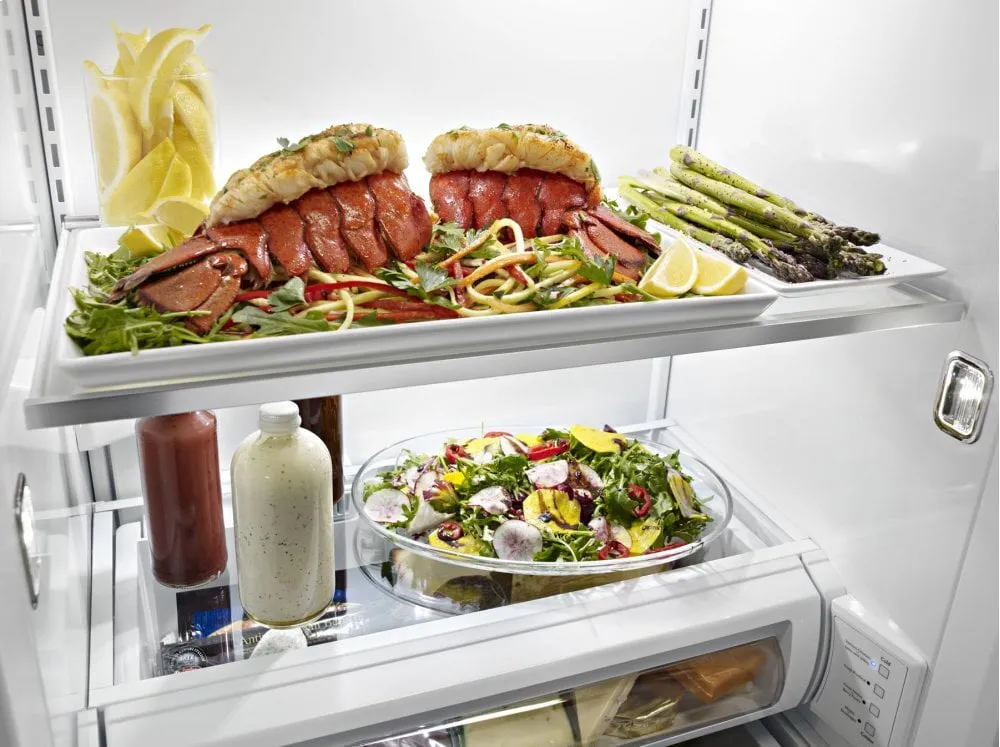 Kitchenaid KBSD618ESS 29.5 Cu. Ft 48-Inch Width Built-In Side By Side Refrigerator - Stainless Steel