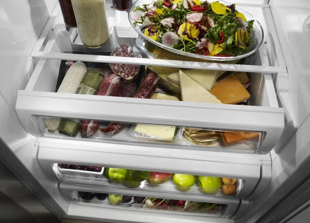 Kitchenaid KBSD618ESS 29.5 Cu. Ft 48-Inch Width Built-In Side By Side Refrigerator - Stainless Steel