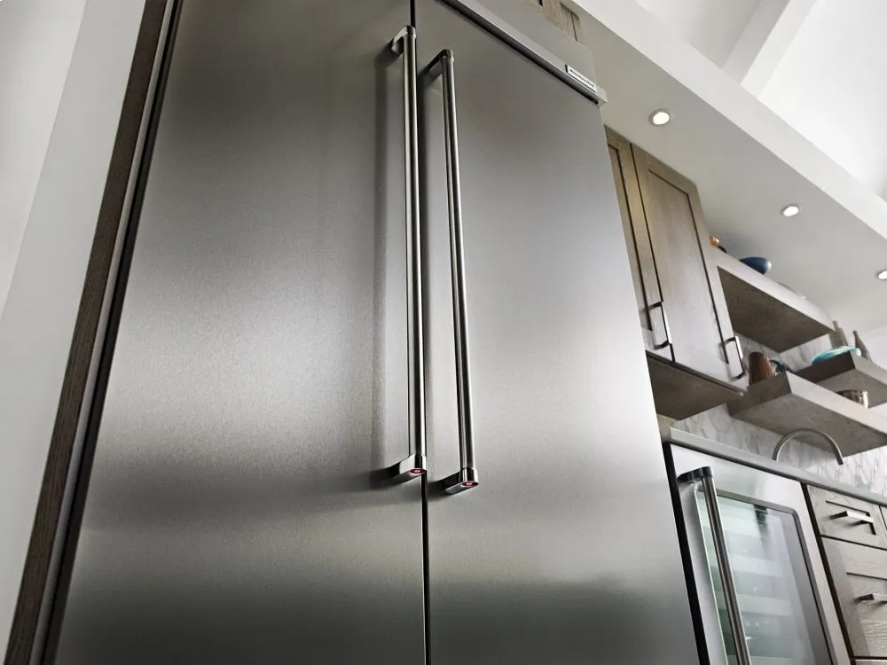 Kitchenaid KBSN608ESS 30.0 Cu. Ft 48-Inch Width Built-In Side By Side Refrigerator With Printshield&#8482; Finish - Stainless Steel With Printshield&#8482; Finish