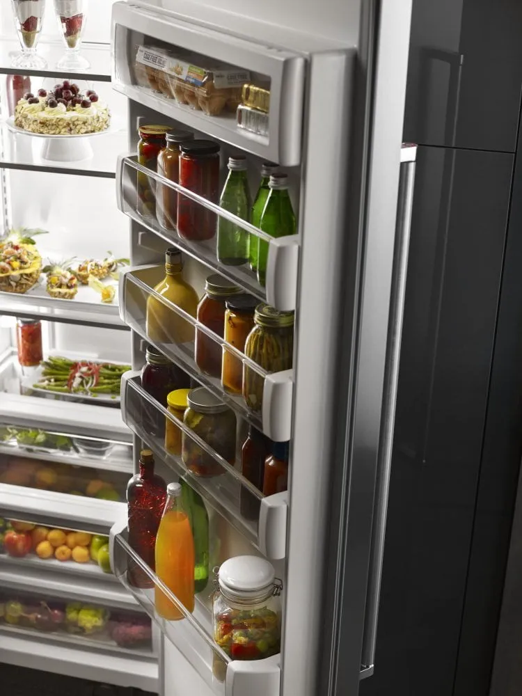 Kitchenaid KBSN608ESS 30.0 Cu. Ft 48-Inch Width Built-In Side By Side Refrigerator With Printshield&#8482; Finish - Stainless Steel With Printshield&#8482; Finish
