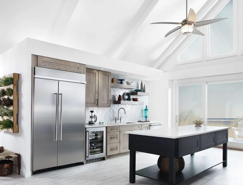 Kitchenaid KBSN608ESS 30.0 Cu. Ft 48-Inch Width Built-In Side By Side Refrigerator With Printshield&#8482; Finish - Stainless Steel With Printshield&#8482; Finish