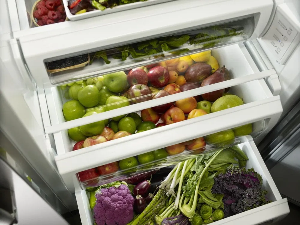 Kitchenaid KBSN608ESS 30.0 Cu. Ft 48-Inch Width Built-In Side By Side Refrigerator With Printshield&#8482; Finish - Stainless Steel With Printshield&#8482; Finish