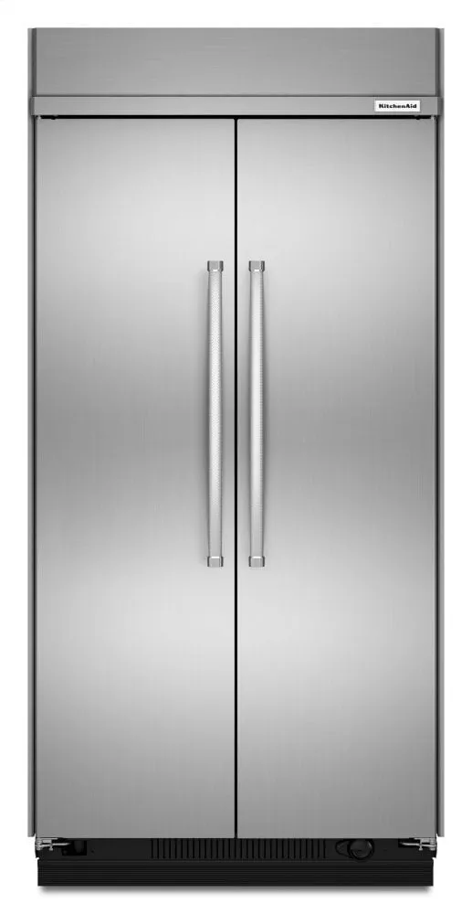 Kitchenaid KBSN608ESS 30.0 Cu. Ft 48-Inch Width Built-In Side By Side Refrigerator With Printshield&#8482; Finish - Stainless Steel With Printshield&#8482; Finish