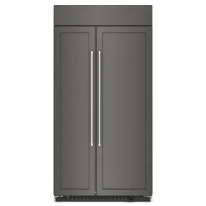 Kitchenaid KBSN702MPA 25.5 Cu Ft. 42" Built-In Side-By-Side Refrigerator With Panel-Ready Doors