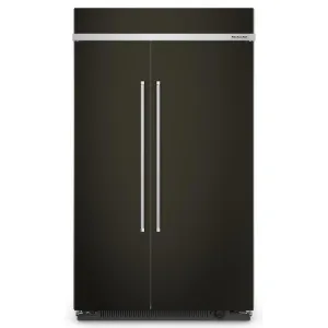 Kitchenaid KBSN708MBS 30 Cu. Ft. 48" Built-In Side-By-Side Refrigerator With Printshield&#8482; Finish