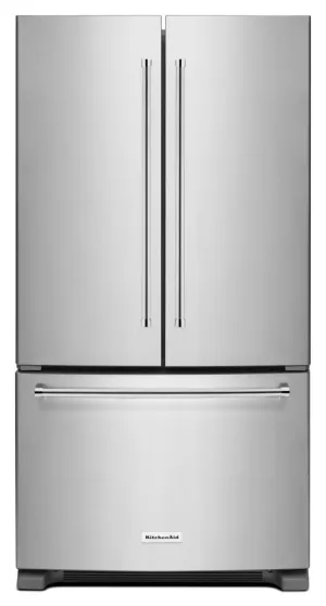 Kitchenaid KRFC300ESS 20 Cu. Ft. 36-Inch Width Counter-Depth French Door Refrigerator With Interior Dispense - Stainless Steel