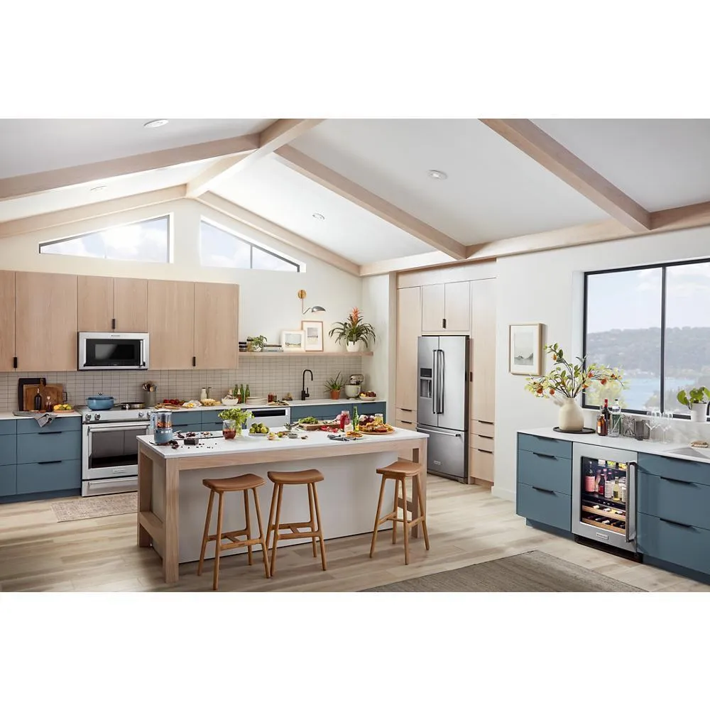 Kitchenaid KRFF577KPS 26.8 Cu. Ft. Standard-Depth French Door Refrigerator With Exterior Ice And Water Dispenser