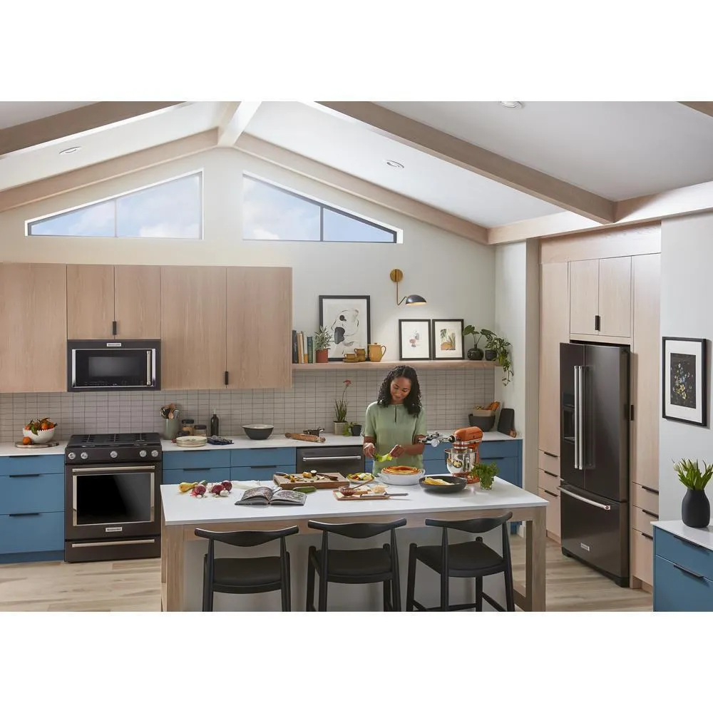 Kitchenaid KRFF577KPS 26.8 Cu. Ft. Standard-Depth French Door Refrigerator With Exterior Ice And Water Dispenser
