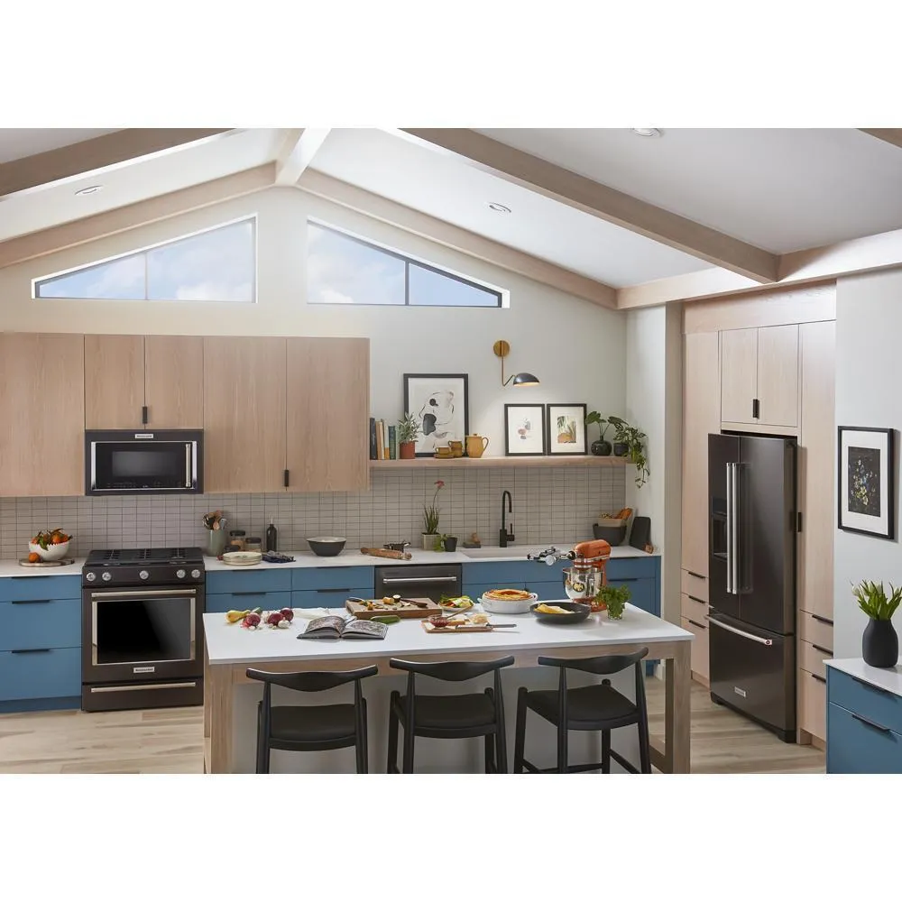 Kitchenaid KRFF577KPS 26.8 Cu. Ft. Standard-Depth French Door Refrigerator With Exterior Ice And Water Dispenser