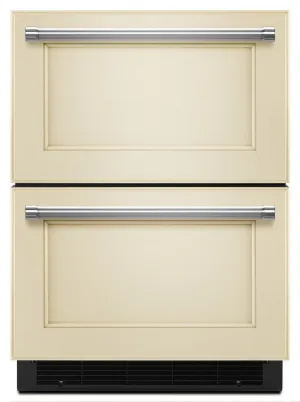 Kitchenaid KUDF204EPA 24" Panel Ready Refrigerator/Freezer Drawer - Panel Ready Pa