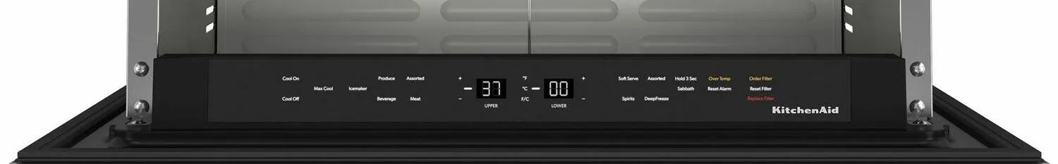 Kitchenaid KUDF204KPA 24" Panel-Ready Undercounter Double-Drawer Refrigerator/Freezer - Panel Ready Pa