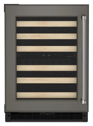 Kitchenaid KUWL214KPA 24" Panel-Ready Undercounter Wine Cellar With Wood-Front Racks - Panel Ready Pa