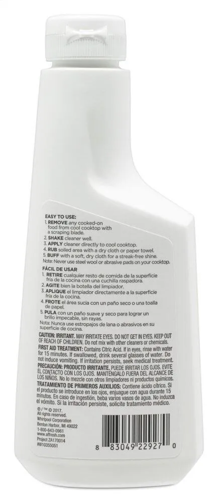 Kitchenaid W10355051 Affresh Cooktop Cleaner - Other