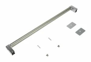 Kitchenaid W11247090 Handle Kit W/ Two Red Medallions For Panel-Ready Undercounter Refrigerator - Stainless Steel