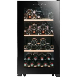 La Sommeliere - 52 Bottle - Freestanding Wine Fridge - LS52BLACK