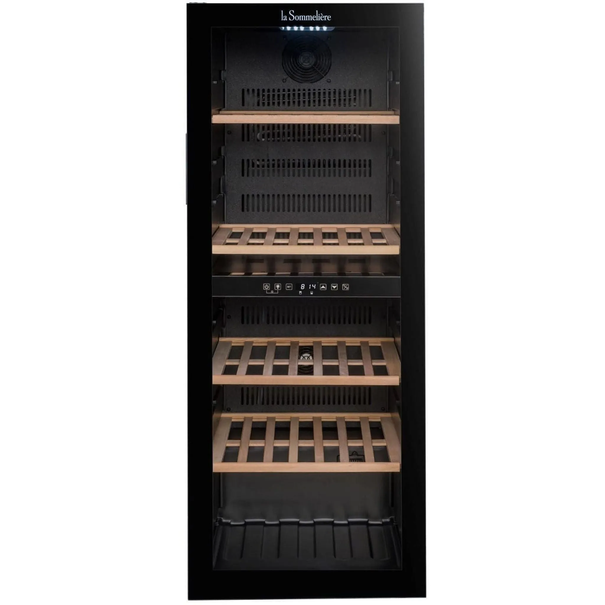 La Sommeliere - 91 Bottle Freestanding Dual Zone Wine Fridge SLS90DZ