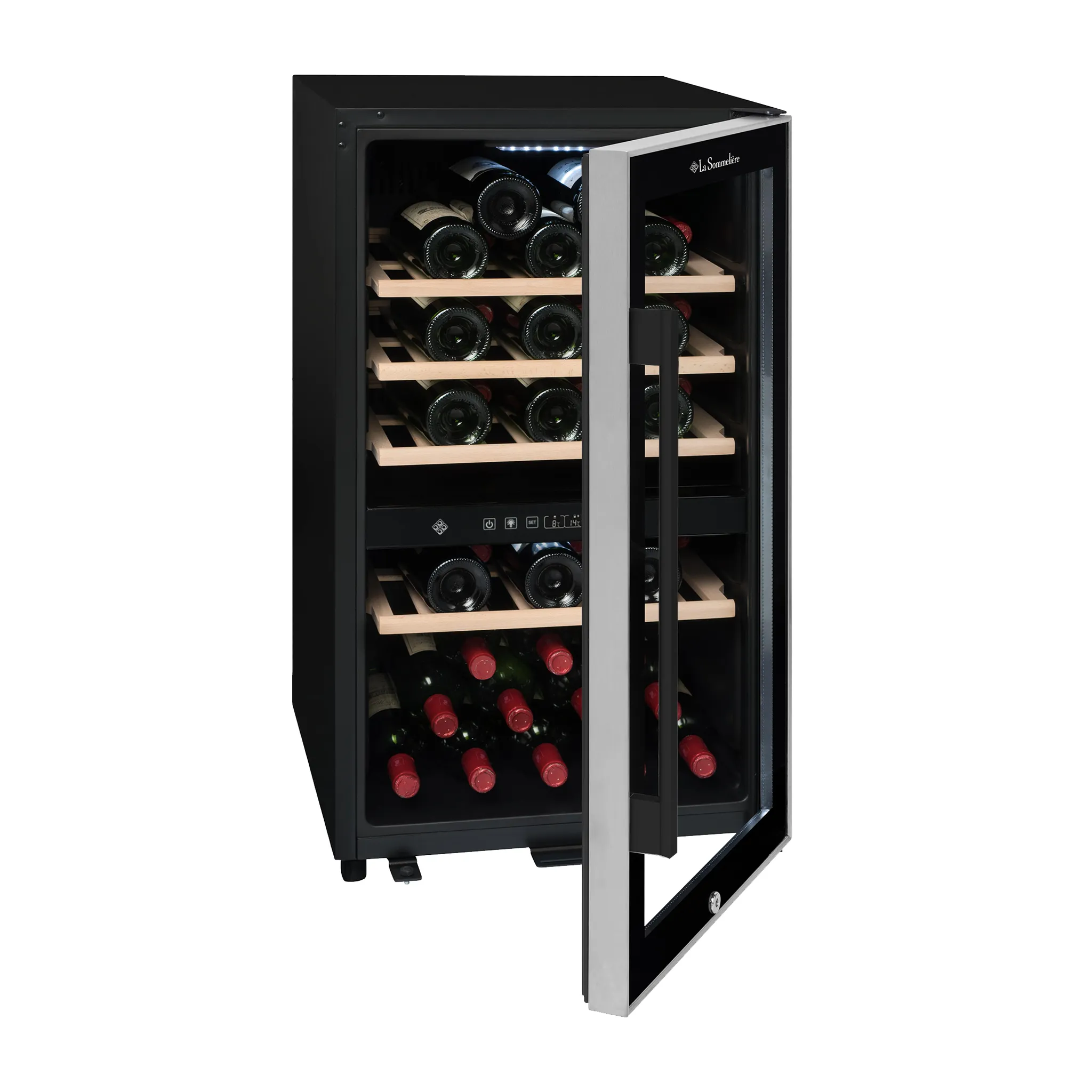La Sommeliere - Dual Zone - 49 Bottle - Freestanding Wine Fridge - ECS51.2Z