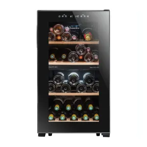 La Sommeliere - Dual Zone - 50 Bottle - Freestanding Wine Fridge - LS51.2ZBLACK