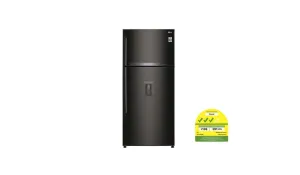 LG 506L Inverter Compressor 2-Door Fridge - Black GT-F4781BL