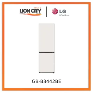 LG GB-B3442BE 344L 2-Door Fridge (3 Ticks)