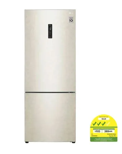 LG GB-B4452SE 451 L Bottom Freezer with Inverter Compressor in Cream Marble